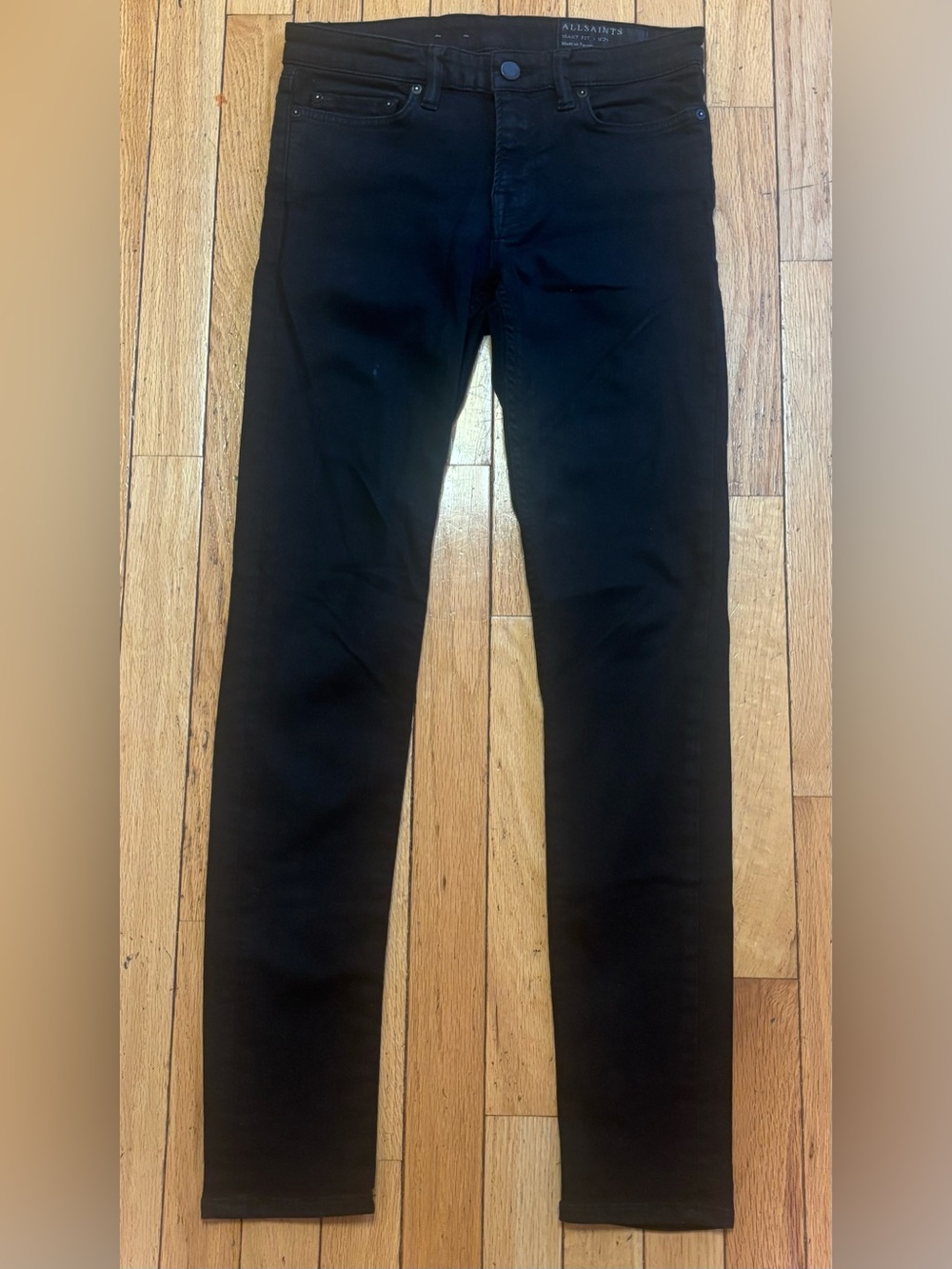 AllSaints Women's Skinny Black Jeans